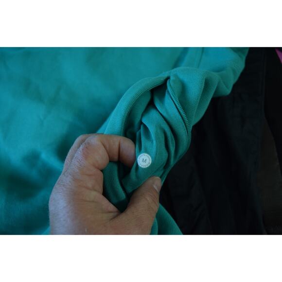 Lululemon French Terry Half Zip Green Size Mens Medium - Picture 4 of 4